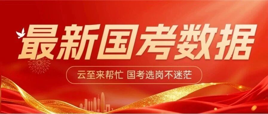 【国考最新报考数据】截止第四天！国考报名人数已超62万！
